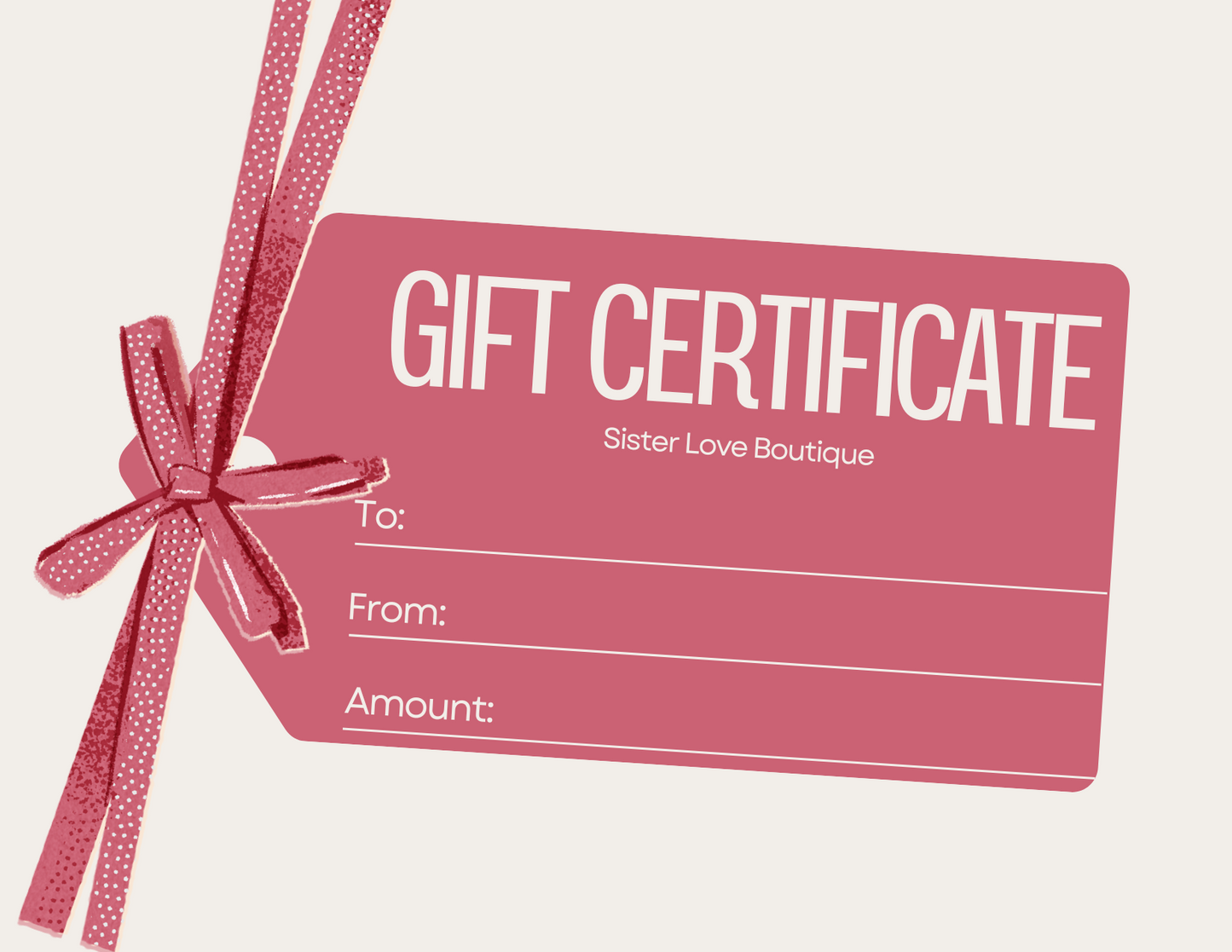 Sister Love Boutique Gift Card